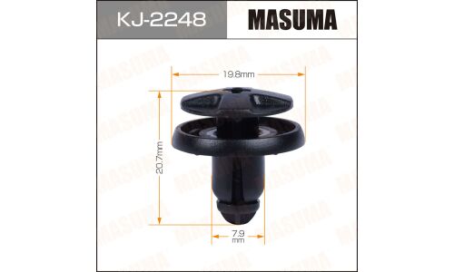 Клипса крепёжная обшивки багажника Masuma, для Nissan, арт. KJ-2248