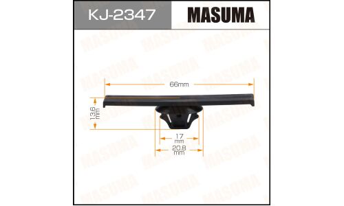 Клипса крепежная Masuma KJ-2347 (OEM 82678-A9008)