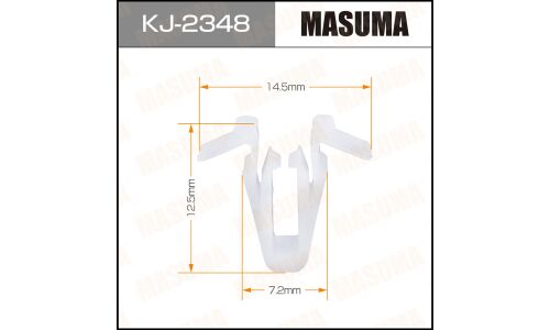 Клипса крепёжная деталей салона Masuma, для Lexus, Toyota, арт. KJ-2348