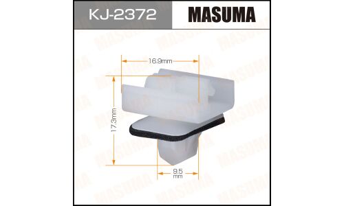 Клипса крепёжная накладок крыла Masuma, для Toyota, арт. KJ-2372