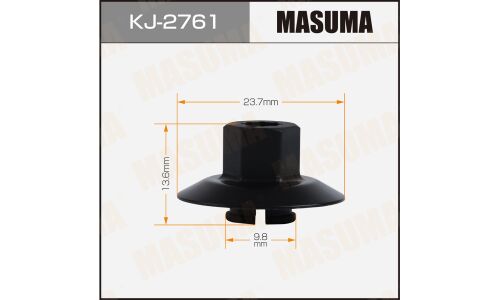Клипса автомобильная (автокрепеж) MASUMA 2761-KJ [уп.50]