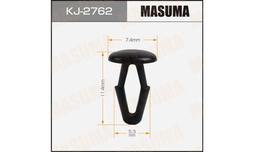 Клипса автомобильная (автокрепеж) MASUMA 2762-KJ [уп.50]