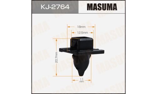Клипса автомобильная (автокрепеж) MASUMA 2764-KJ [уп.50]