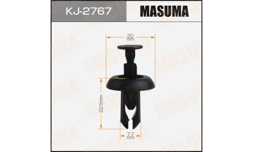 Клипса автомобильная (автокрепеж) MASUMA 2767-KJ [уп.50]