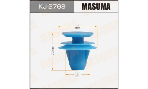 Клипса автомобильная (автокрепеж) MASUMA 2768-KJ [уп.50]