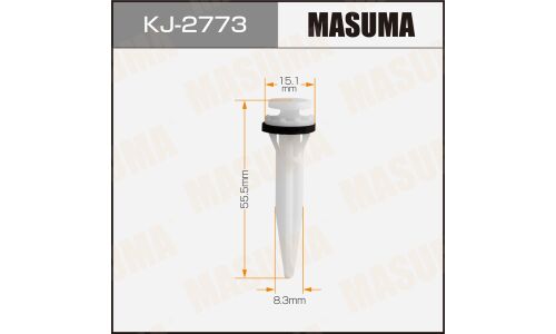 Клипса автомобильная (автокрепеж) MASUMA 2773-KJ [уп.50]