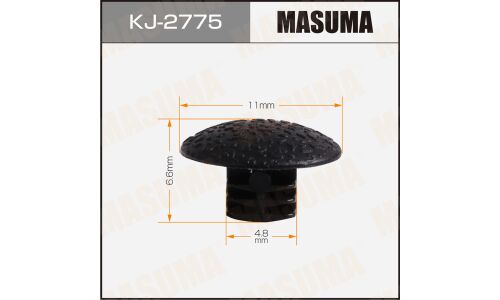 Клипса автомобильная (автокрепеж) MASUMA 2775-KJ [уп.50]