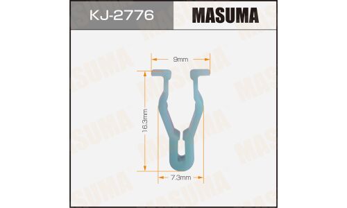 Клипса автомобильная (автокрепеж) MASUMA 2776-KJ [уп.50]