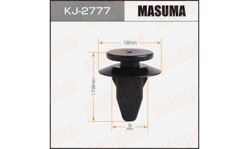 Клипса автомобильная (автокрепеж) MASUMA 2777-KJ [уп.50]