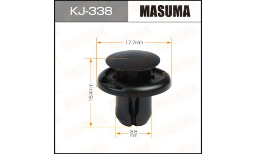 Клипса крепёжная деталей кузова Masuma, для Lexus, Toyota, арт. KJ-338