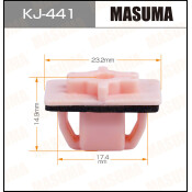 Клипса крепёжная решетки радиатора Masuma, для Toyota, арт. KJ-441