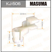 Клипса крепёжная дверных ручек Masuma, для Lexus, Toyota, арт. KJ-506