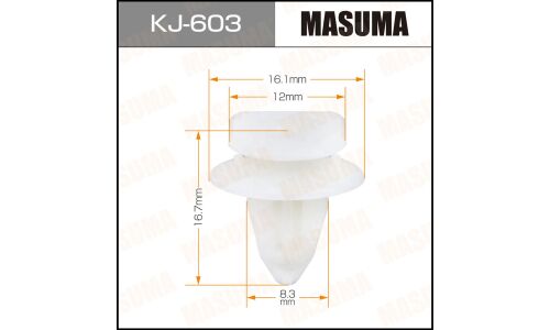 Клипса крепёжная накладок порога Masuma, для Nissan, арт. KJ-603
