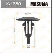 Клипса крепёжная уплотнителей дефлектора воздухозаборника Masuma, для Nissan, арт. KJ-659