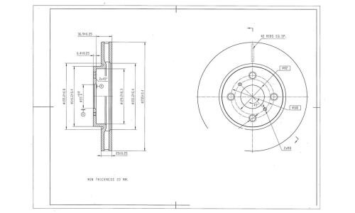 Диск тормозной Avantech, арт. BR3049S