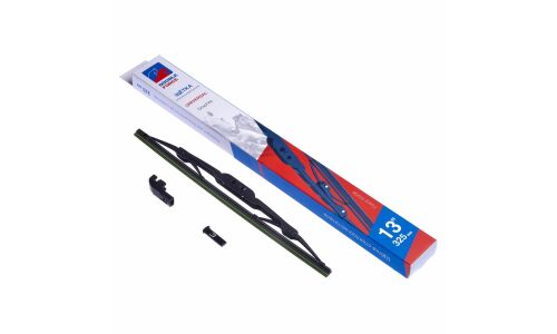 Щетка стеклоочистителя Double Force 325мм (13") каркасная, летняя, крепления J-Hook, Bayonet, 1 шт, арт. DFM13