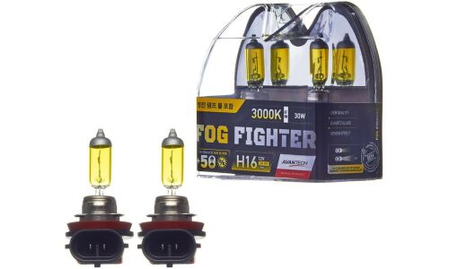 Лампа галогенная Avantech Fog Fighter H16 (PGJ19-3, T11), 12В, 19Вт (соответствует 30Вт), 3000К, комплект 2 шт, арт. AB3016