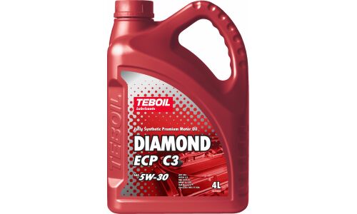 Масло моторное Teboil Diamond ECP 5w30, синтетическое, API SN, ACEA C2/C3, универсальное, 4л, арт. 3453876