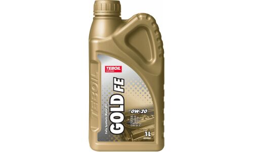 Масло моторное Teboil Gold FE 0w20, синтетическое, API SP RC, ILSAC GF-6A, для бензинового двигателя, 1л, арт. 3468065