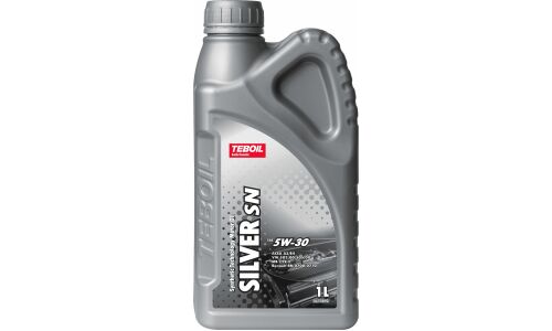 Масло моторное Teboil Silver 5w30, полусинтетическое, API SN/CF, ACEA A3/B4, универсальное, 1л, арт. 3453911