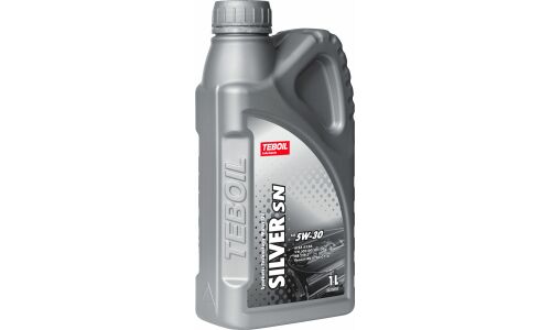 Масло моторное Teboil Silver 5w30, полусинтетическое, API SN/CF, ACEA A3/B4, универсальное, 1л, арт. 3453911