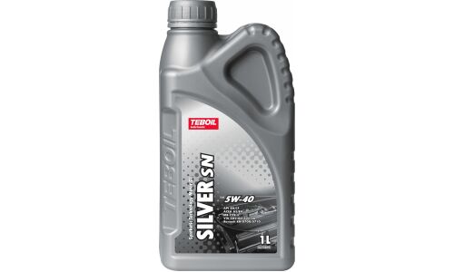 Масло моторное Teboil Silver 5w40, полусинтетическое, API SN/CF, ACEA A3/B4, универсальное, 1л, арт. 3453923