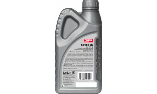 Масло моторное Teboil Silver 5w40, полусинтетическое, API SN/CF, ACEA A3/B4, универсальное, 1л, арт. 3453923