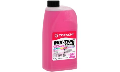 Антифриз Totachi MIX-Type Coolant Pink, Psi-OAT, G12evo, розовый, -40°C, 1кг, арт. 46801