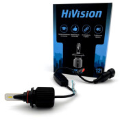 Лампа светодиодная HiVision LED A1 HB3(9005) (P20d, T12), 12В, 20Вт, 6000К, комплект 2 шт, арт. Л0379