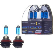 Лампа галогенная Avantech Night Fighter H11 (PGJ19-2, T11), 12В, 55Вт (соответствует 100Вт), 5000К, комплект 2 шт, арт. AB5011