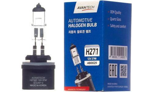 Лампа галогенная Avantech Halogen Bulb H27W/1 (PG13, T9), 12В, 27Вт, 3200К, 1 шт, арт. AB0029