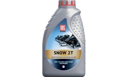 Масло для снегоходов Лукойл Snow 2T, синтетическое, API TC, JASO FD, 2-тактное, 1л, арт. 3131847