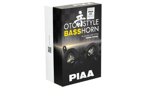 Сигнал звуковой PIAA OTOSTYLE BASSHORN, рупорный, частота 390/430Гц, громкость 112дБ, комплект 2 шт, арт. HO-16