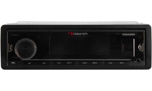 Автомагнитола Nakamichi NQ532BD, 1DIN, microSD/USB/AUX/Bluetooth, 4х50Вт, пульт ДУ, настраиваемая подсветка