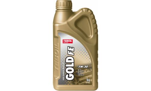 Масло моторное Teboil Gold FE 5w30, синтетическое, API SP RC, ILSAC GF-6A, для бензинового двигателя, 1л, арт. 3470600