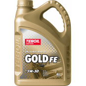 Масло моторное Teboil Gold FE 5w30, синтетическое, API SP RC, ILSAC GF-6A, для бензинового двигателя, 4л, арт. 3470594