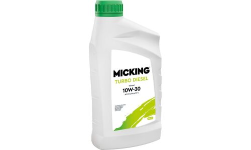 Масло моторное Micking Turbo Diesel PRO3 10w30, минеральное, API CH-4, для дизельного двигателя, 1л, арт. M1238