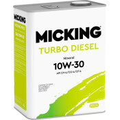 Масло моторное Micking Turbo Diesel PRO3 10w30, минеральное, API CH-4, для дизельного двигателя, 4л, арт. M1239