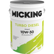 Масло моторное Micking Turbo Diesel PRO3 10w30, минеральное, API CH-4, для дизельного двигателя, 20л, арт. M1242 Масло моторное Micking Turbo Diesel PRO3 10w30, минеральное, API CH-4, для дизельного двигателя, 20л, арт. M1242