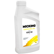 Масло моторное Micking Gasoline Oil MG3 10w30, минеральнрое, API SL, ILSAC GF-3, для бензинового двигателя, 1л, арт. M2166 Масло моторное Micking Gasoline Oil MG3 10w30, минеральнрое, API SL, ILSAC GF-3, для бензинового двигателя, 1л, арт. M2166