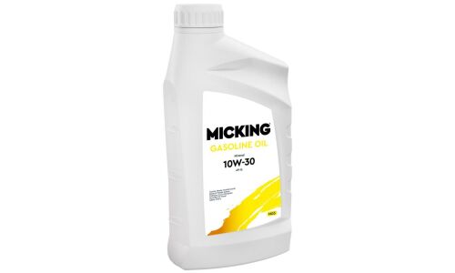 Масло моторное Micking Gasoline Oil MG3 10w30, минеральнрое, API SL, ILSAC GF-3, для бензинового двигателя, 1л, арт. M2166