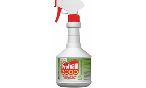Очиститель салона Profoam 3000, для ткани, велюра, ковровых покрытий, от пятен жира и грязи, бутылка с триггером 600мл