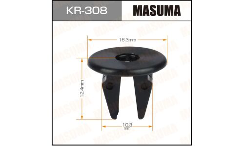 Клипса крепёжная кузова Masuma, для Hyundai, KIA, Mitsubishi, арт. KR-308
