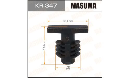 Клипса крепёжная бампера Masuma, для Hyundai, арт. KR-347
