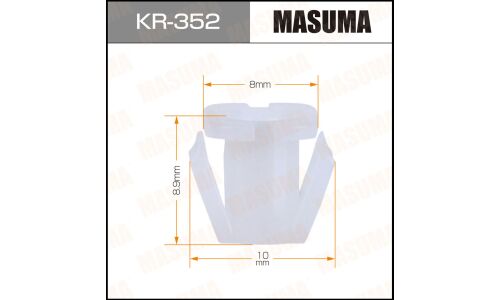 Клипса крепёжная крепления накладки порога Masuma, для Genesis, Hyundai, арт. KR-352
