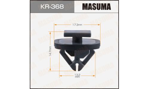 Клипса крепёжная деталей кузова Masuma, для Hyundai, KIA, арт. KR-368