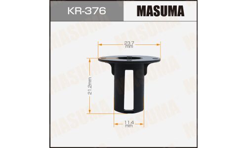 Клипса автомобильная (автокрепеж) MASUMA 376-KR [уп.50]