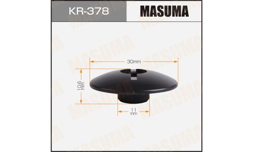 Клипса автомобильная (автокрепеж) MASUMA 378-KR [уп.50]