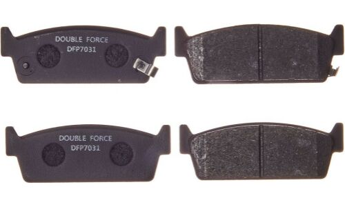 Колодки тормозные дисковые Double Force, задние, комплект на ось (4 шт), арт. DFP7031