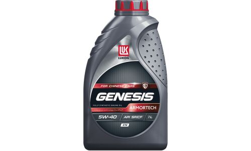 Масло моторное Лукойл Genesis Armortech CN 5w40, синтетическое, API SP/CF, универсальное, 1л, арт. 3473440